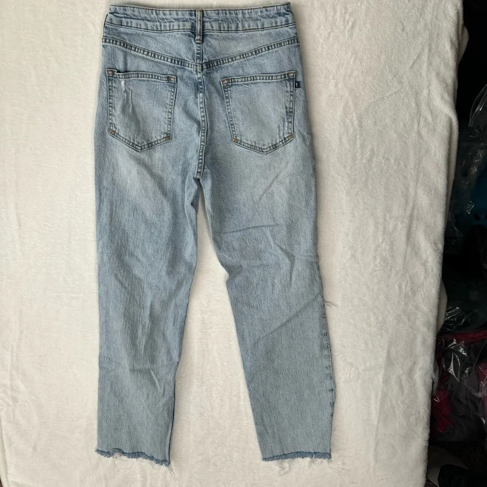Anthropologie‎ Pilcro Women’s The Vintage Straight Distressed Jeans Size 28